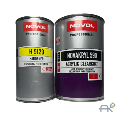 Лак NOVOL 590 HS 2+1 1L + отв 0.5л(5120)